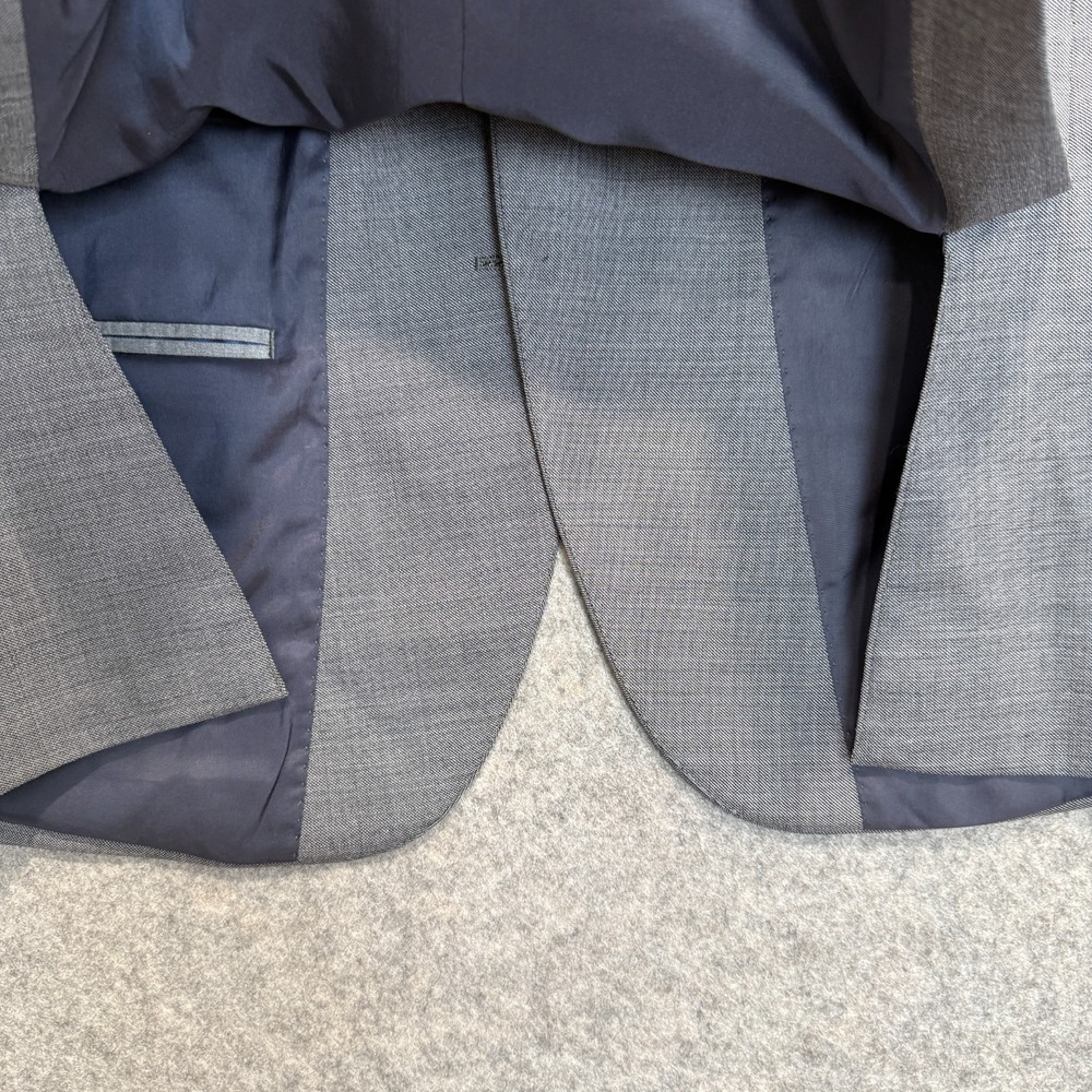 J. Crew Factory Gray Men's Two-Button Blazer - Picture 8 of 16